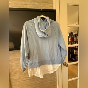 Zara Light Blue Hooded Sweater